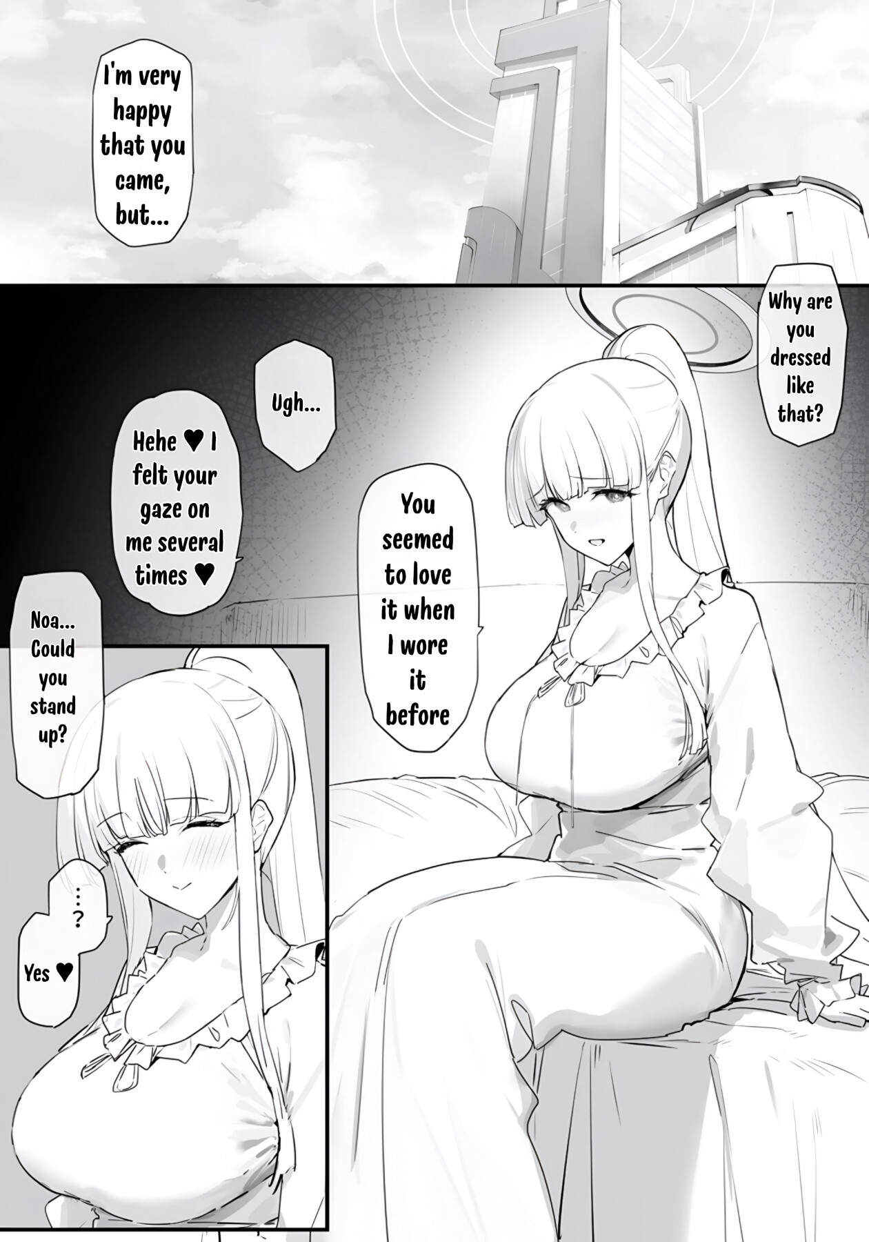 Hentai Manga Comic-A book about flirting with Noah-chan-Read-2